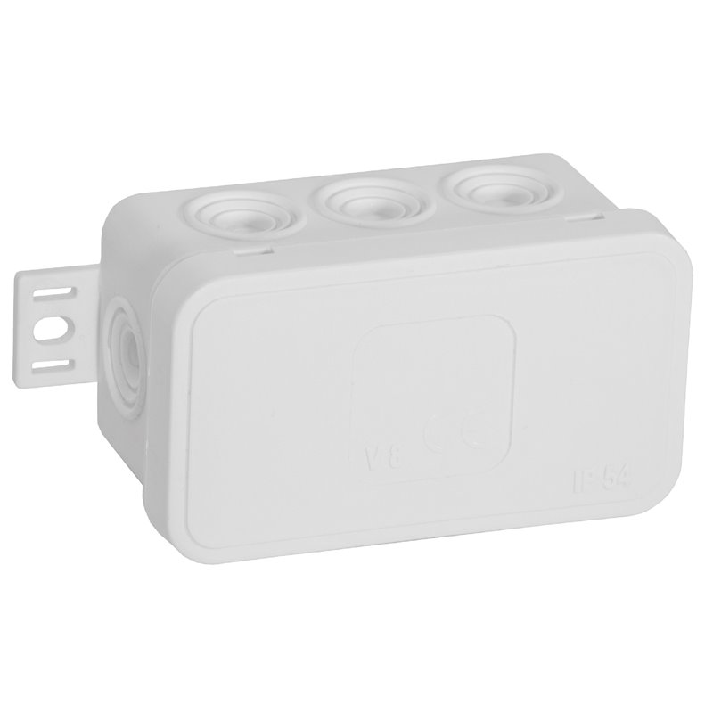 PUSZKA N/T CLICK, IP54, 8 PRZEPUSTÓW, 80X45X41MM, BIAŁA, 100 SZT. ORNO PUSZKA N/T CLICK, IP54, 8 PRZEPUSTÓW, 80X45X41MM, BIAŁA, 100 SZT. ORNO