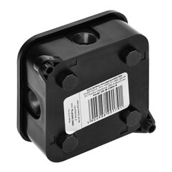 PUSZKA N/T ECO, IP44, 400V, 4 DŁAWNICE GUMOWE, 85X85X35MM, CZARNA ORNO PUSZKA N/T ECO, IP44, 400V, 4 DŁAWNICE GUMOWE, 85X85X35MM, CZARNA ORNO