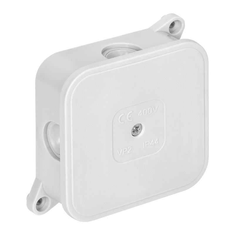 PUSZKA N/T ECO IP44 400V 4 DŁAWNICE GUMOWE 85X85X35MM BIAŁY 60 SZT. ORNO PUSZKA N/T ECO IP44 400V 4 DŁAWNICE GUMOWE 85X85X35MM BIAŁY 60 SZT. ORNO
