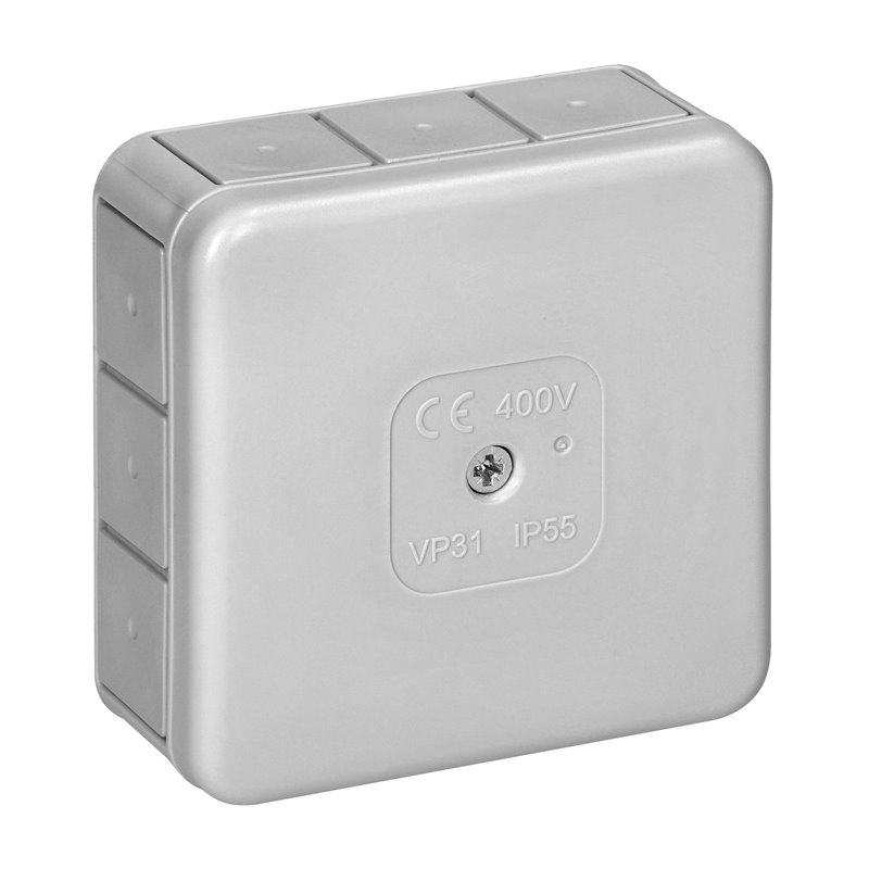 PUSZKA N/T PRO, IP55, 400V, 12 PRZEPUSTÓW, 85X85X37MM, SZARA ORNO PUSZKA N/T PRO, IP55, 400V, 12 PRZEPUSTÓW, 85X85X37MM, SZARA ORNO