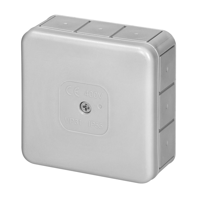 PUSZKA N/T PRO, IP55, 400V, 12 PRZEPUSTÓW, 85X85X37MM, SZARA ORNO PUSZKA N/T PRO, IP55, 400V, 12 PRZEPUSTÓW, 85X85X37MM, SZARA ORNO