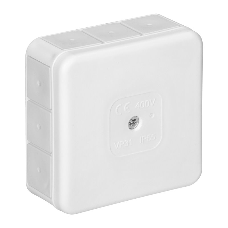 PUSZKA N/T PRO, IP55, 400V, 12 PRZEPUSTÓW, 85X85X37MM, BIAŁA ORNO PUSZKA N/T PRO, IP55, 400V, 12 PRZEPUSTÓW, 85X85X37MM, BIAŁA ORNO
