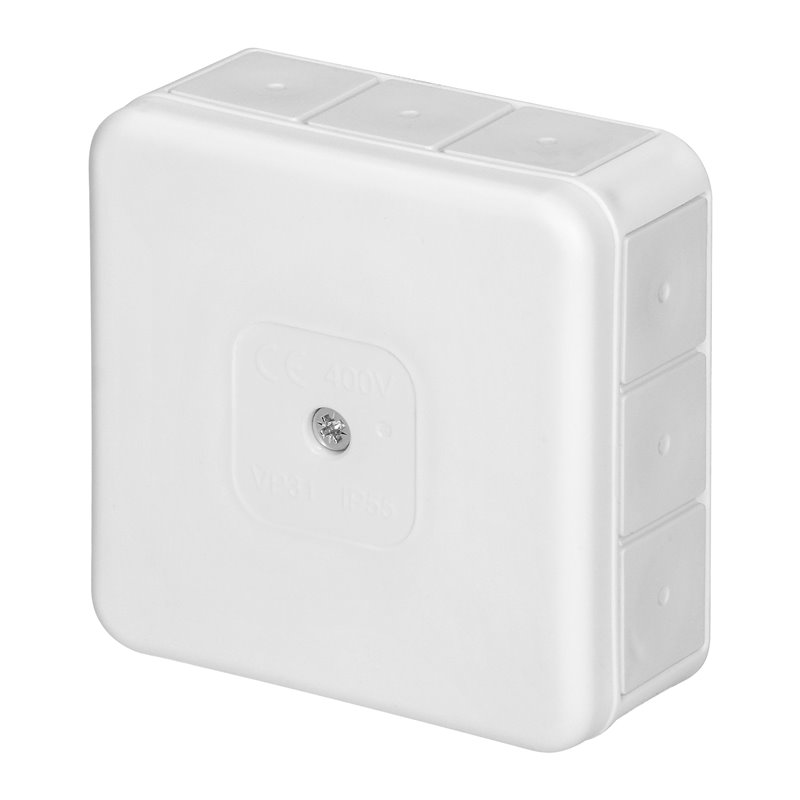 PUSZKA N/T PRO, IP55, 400V, 12 PRZEPUSTÓW, 85X85X37MM, BIAŁA ORNO PUSZKA N/T PRO, IP55, 400V, 12 PRZEPUSTÓW, 85X85X37MM, BIAŁA ORNO