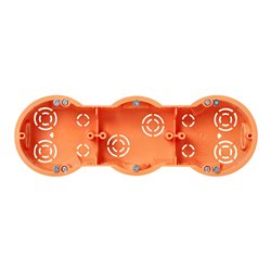 PUSZKA P/T 60 MM PŁYTKA TRZYKROTNA DO G/K, 80 SZT ORNO PUSZKA P/T 60 MM PŁYTKA TRZYKROTNA DO G/K, 80 SZT ORNO