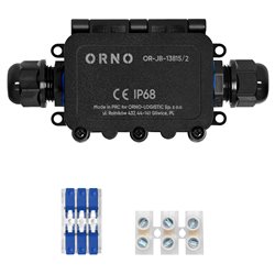 PUSZKA N/T HD IP68, 0,75-4,0MM2, 2 DŁAWNICE M20 ORNO PUSZKA N/T HD IP68, 0,75-4,0MM2, 2 DŁAWNICE M20 ORNO