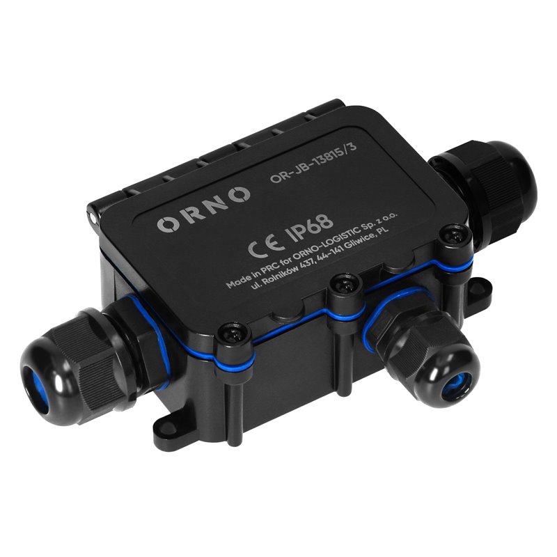 PUSZKA N/T HD IP68, 0,75-4,0MM2 ,2 DŁAWNICE M20, 1 DŁAWNICA M16 ORNO PUSZKA N/T HD IP68, 0,75-4,0MM2 ,2 DŁAWNICE M20, 1 DŁAWNICA M16 ORNO