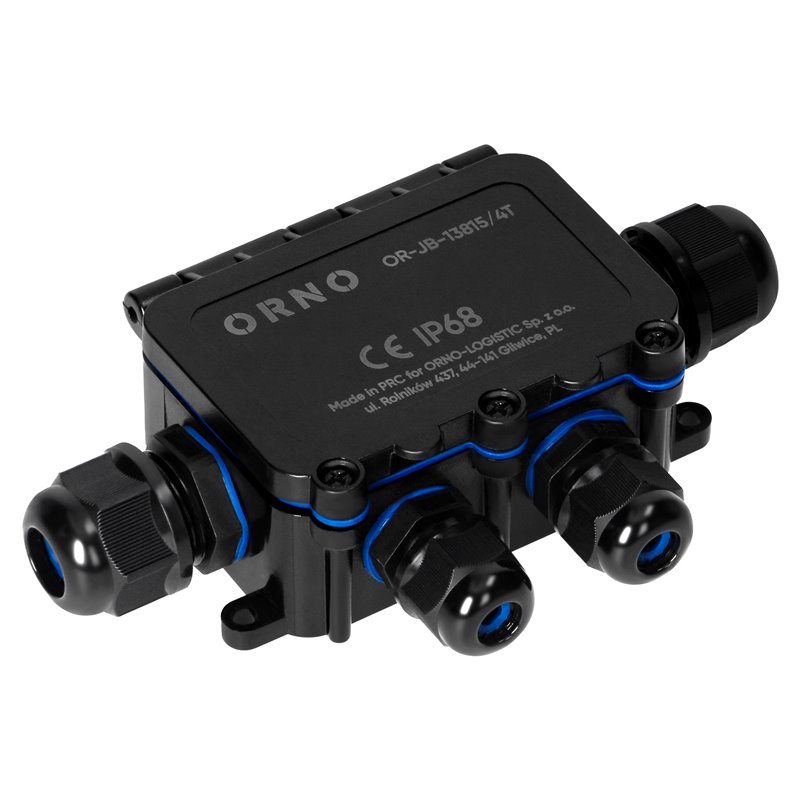 PUSZKA N/T HD IP68, 0,75-4,0MM2 ,2 DŁAWNICE M20, 2 DŁAWNICE M16, UKŁAD T ORNO PUSZKA N/T HD IP68, 0,75-4,0MM2 ,2 DŁAWNICE M20, 2 DŁAWNICE M16, UKŁAD T ORNO