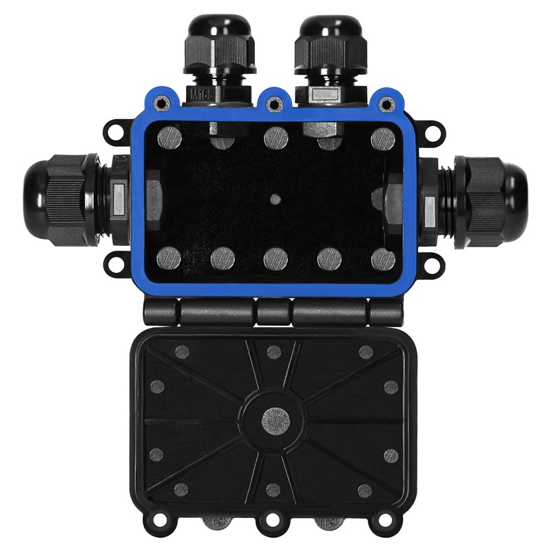 PUSZKA N/T HD IP68, 0,75-4,0MM2 ,2 DŁAWNICE M20, 2 DŁAWNICE M16, UKŁAD T ORNO PUSZKA N/T HD IP68, 0,75-4,0MM2 ,2 DŁAWNICE M20, 2 DŁAWNICE M16, UKŁAD T ORNO