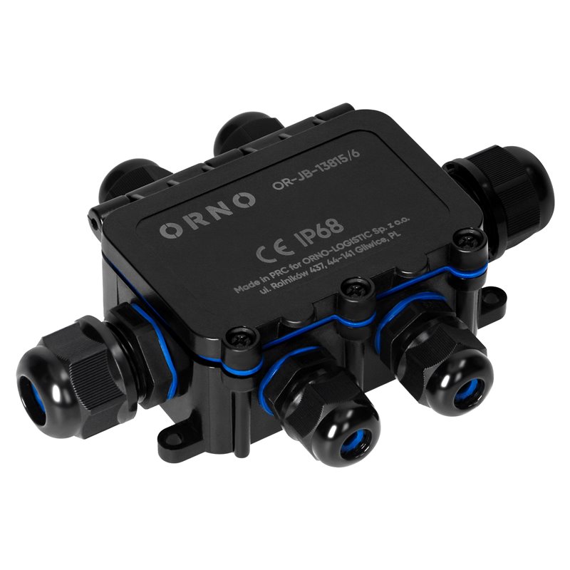 PUSZKA N/T HD IP68, 0,75-4,0MM2 ,2 DŁAWNICE M20, 4 DŁAWNICE M16 ORNO PUSZKA N/T HD IP68, 0,75-4,0MM2 ,2 DŁAWNICE M20, 4 DŁAWNICE M16 ORNO
