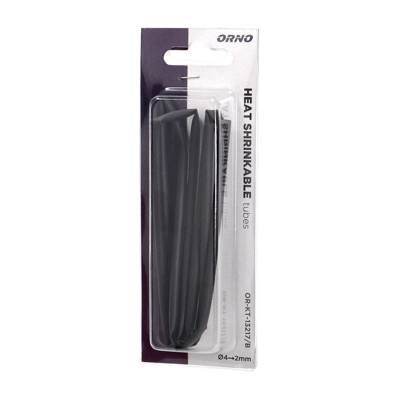 KOSZULKA TERMOKURCZLIWA O4MM 1M, BLISTER, CZARNA ORNO KOSZULKA TERMOKURCZLIWA O4MM 1M, BLISTER, CZARNA ORNO