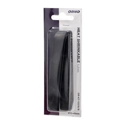 KOSZULKA TERMOKURCZLIWA O10MM 1M, BLISTER, CZARNA ORNO KOSZULKA TERMOKURCZLIWA O10MM 1M, BLISTER, CZARNA ORNO