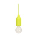 BATERYJNA LAMPKA NOCNA NA SZNURKU 1W LED, 3 X AAA, LIMONKOWA ORNO