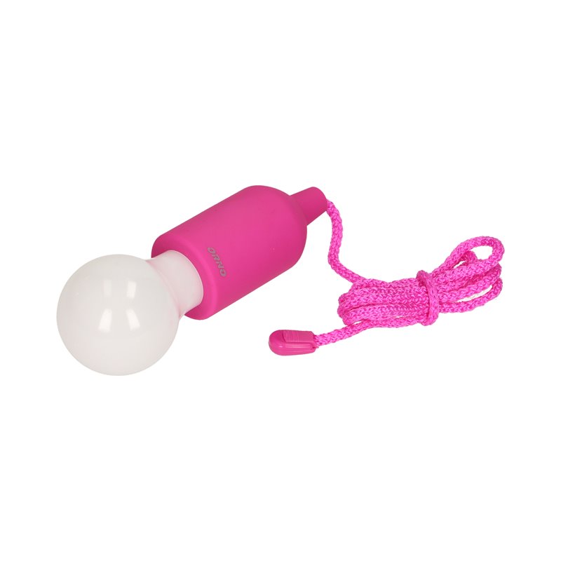 BATERYJNA LAMPKA NOCNA NA SZNURKU 1W LED, 3 X AAA, RÓŻOWA ORNO BATERYJNA LAMPKA NOCNA NA SZNURKU 1W LED, 3 X AAA, RÓŻOWA ORNO