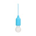 BATERYJNA LAMPKA NOCNA NA SZNURKU 1W LED, 3 X AAA, TURKUSOWA ORNO