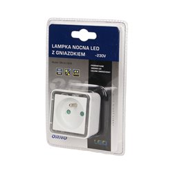 LAMKA NOCNA LED Z GNIAZDEM SIECIOWYM ORNO LAMKA NOCNA LED Z GNIAZDEM SIECIOWYM ORNO