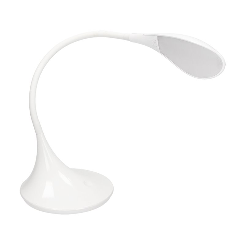 CIRRUS LED 4,5W, LAMPKA BIURKOWA, 400LM, 3000K, BIAŁA ORNO CIRRUS LED 4,5W, LAMPKA BIURKOWA, 400LM, 3000K, BIAŁA ORNO