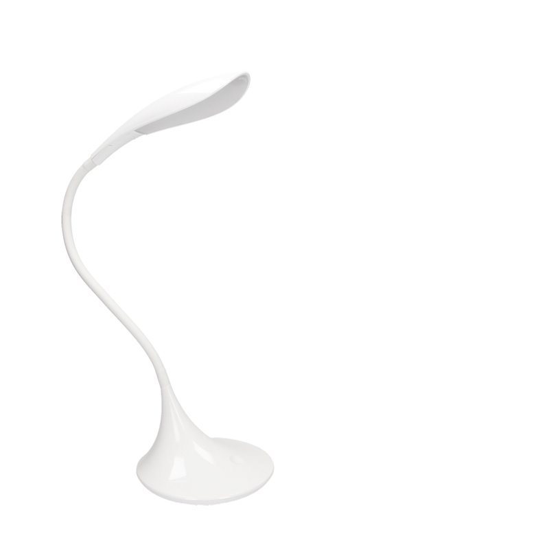CIRRUS LED 4,5W, LAMPKA BIURKOWA, 400LM, 3000K, BIAŁA ORNO CIRRUS LED 4,5W, LAMPKA BIURKOWA, 400LM, 3000K, BIAŁA ORNO