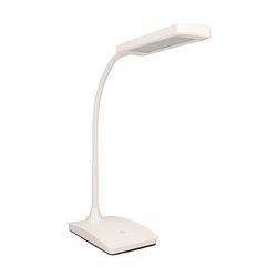TOPAZ LED 6W, LAMPKA BIURKOWA, 360LM, 3000K, BIAŁA ORNO TOPAZ LED 6W, LAMPKA BIURKOWA, 360LM, 3000K, BIAŁA ORNO