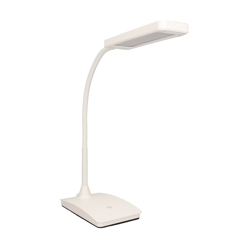 TOPAZ LED 6W, LAMPKA BIURKOWA, 360LM, 3000K, BIAŁA ORNO TOPAZ LED 6W, LAMPKA BIURKOWA, 360LM, 3000K, BIAŁA ORNO