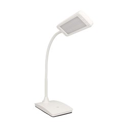 TOPAZ LED 6W, LAMPKA BIURKOWA, 360LM, 3000K, BIAŁA ORNO TOPAZ LED 6W, LAMPKA BIURKOWA, 360LM, 3000K, BIAŁA ORNO