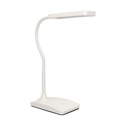 TOPAZ LED 6W, LAMPKA BIURKOWA, 360LM, 3000K, BIAŁA ORNO TOPAZ LED 6W, LAMPKA BIURKOWA, 360LM, 3000K, BIAŁA ORNO