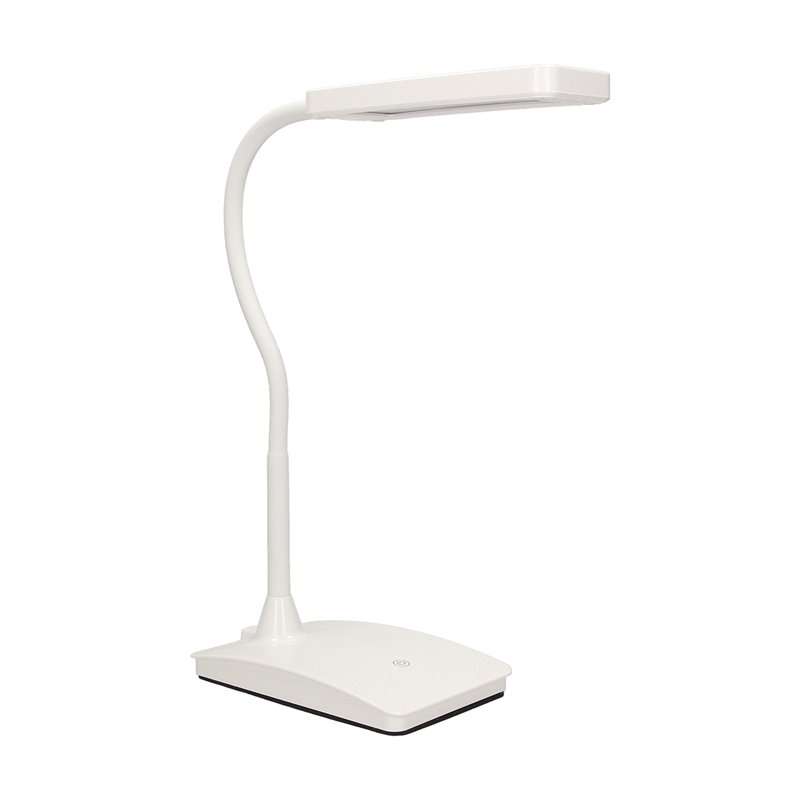 TOPAZ LED 6W, LAMPKA BIURKOWA, 360LM, 3000K, BIAŁA ORNO TOPAZ LED 6W, LAMPKA BIURKOWA, 360LM, 3000K, BIAŁA ORNO