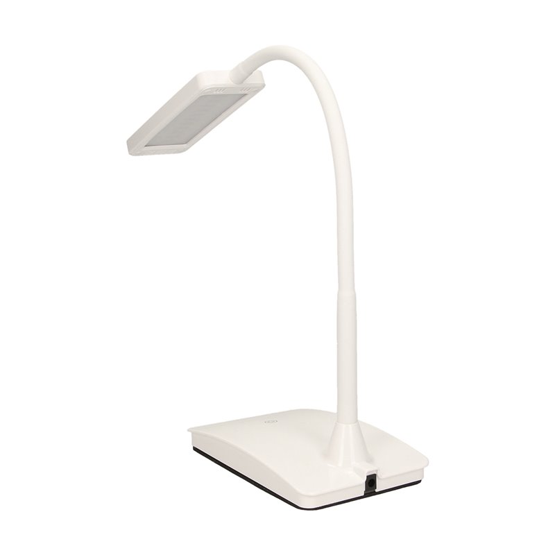 TOPAZ LED 6W, LAMPKA BIURKOWA, 360LM, 3000K, BIAŁA ORNO TOPAZ LED 6W, LAMPKA BIURKOWA, 360LM, 3000K, BIAŁA ORNO