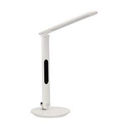 CRYSTAL LED 6,5W, LAMPKA BIURKOWA Z BUDZIKIEM, CZUJNIKIEM RUCHU I ŁADOWARKĄ USB, 500LM, 4000K, BIAŁA ORNO CRYSTAL LED 6,5W, LAMPKA BIURKOWA Z BUDZIKIEM, CZUJNIKIEM RUCHU I ŁADOWARKĄ USB, 500LM, 4000K, BIAŁA ORNO