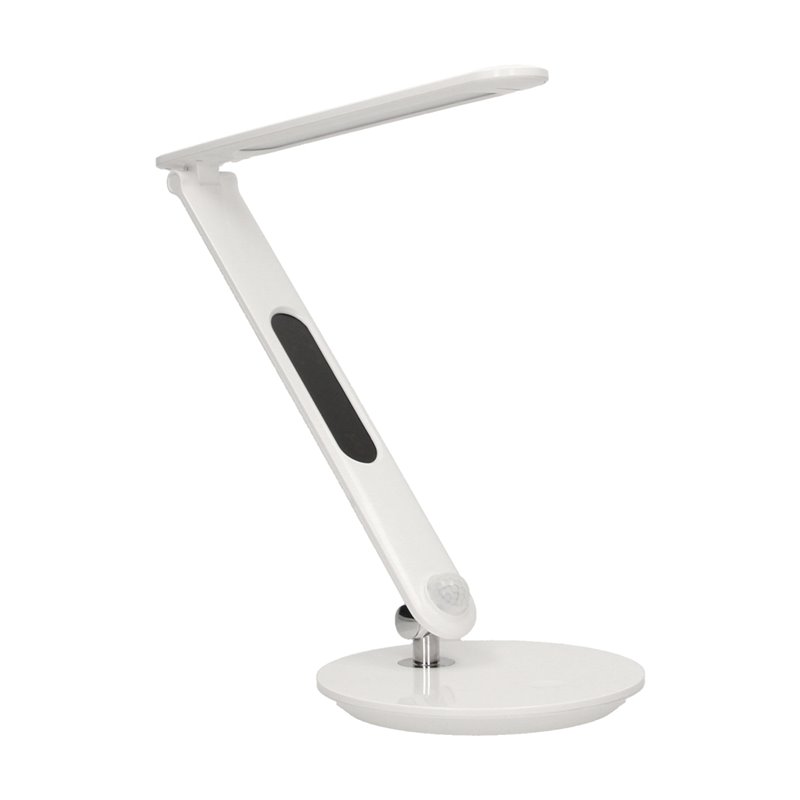 CRYSTAL LED 6,5W, LAMPKA BIURKOWA Z BUDZIKIEM, CZUJNIKIEM RUCHU I ŁADOWARKĄ USB, 500LM, 4000K, BIAŁA ORNO CRYSTAL LED 6,5W, LAMPKA BIURKOWA Z BUDZIKIEM, CZUJNIKIEM RUCHU I ŁADOWARKĄ USB, 500LM, 4000K, BIAŁA ORNO