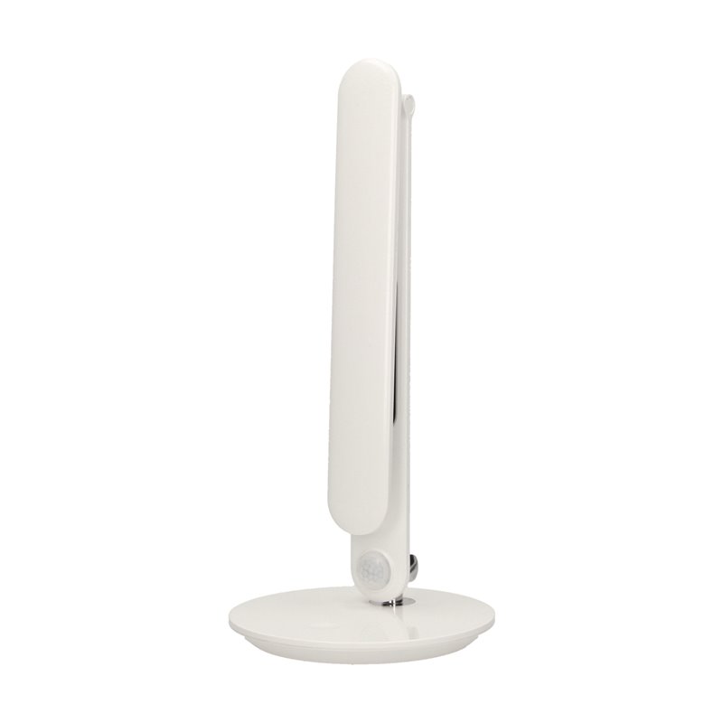 CRYSTAL LED 6,5W, LAMPKA BIURKOWA Z BUDZIKIEM, CZUJNIKIEM RUCHU I ŁADOWARKĄ USB, 500LM, 4000K, BIAŁA ORNO CRYSTAL LED 6,5W, LAMPKA BIURKOWA Z BUDZIKIEM, CZUJNIKIEM RUCHU I ŁADOWARKĄ USB, 500LM, 4000K, BIAŁA ORNO