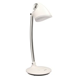 KALCYT LED 6W, LAMPKA BIURKOWA, 200LM, 4000K, WYŁĄCZNIK CZASOWY, BIAŁA ORNO KALCYT LED 6W, LAMPKA BIURKOWA, 200LM, 4000K, WYŁĄCZNIK CZASOWY, BIAŁA ORNO