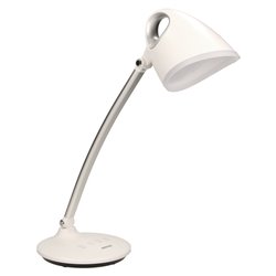 KALCYT LED 6W, LAMPKA BIURKOWA, 200LM, 4000K, WYŁĄCZNIK CZASOWY, BIAŁA ORNO KALCYT LED 6W, LAMPKA BIURKOWA, 200LM, 4000K, WYŁĄCZNIK CZASOWY, BIAŁA ORNO