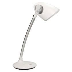 KALCYT LED 6W, LAMPKA BIURKOWA, 200LM, 4000K, WYŁĄCZNIK CZASOWY, BIAŁA ORNO KALCYT LED 6W, LAMPKA BIURKOWA, 200LM, 4000K, WYŁĄCZNIK CZASOWY, BIAŁA ORNO