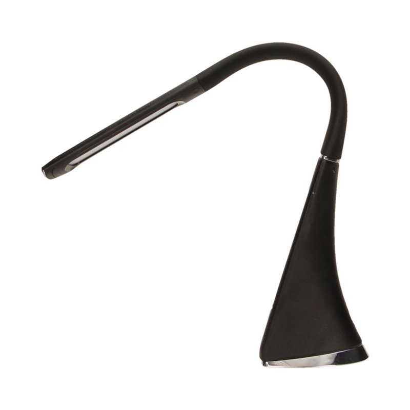 DOLOMIT LED 5W, LAMPKA BIURKOWA Z BUDZIKIEM, 300LM, 4000K, CZARNA ORNO DOLOMIT LED 5W, LAMPKA BIURKOWA Z BUDZIKIEM, 300LM, 4000K, CZARNA ORNO