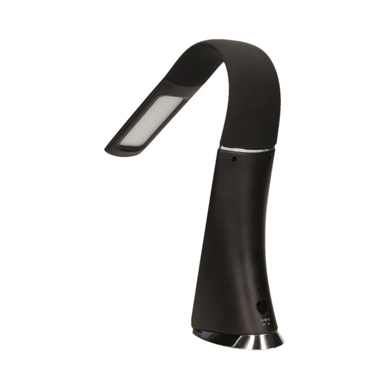 DOLOMIT LED 5W, LAMPKA BIURKOWA Z BUDZIKIEM, 300LM, 4000K, CZARNA ORNO DOLOMIT LED 5W, LAMPKA BIURKOWA Z BUDZIKIEM, 300LM, 4000K, CZARNA ORNO