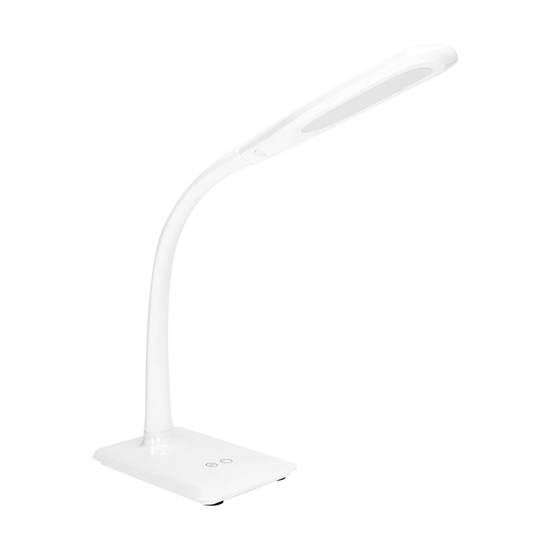 JASPER LED DIM 7W, LAMPKA BIURKOWA, 400LM, BIAŁA, FUNKCJA ŚCIEMNIANIA I ZMIANY TEMPERATURY BARWOWEJ 3000K-4500K-6000K ORNO JASPER LED DIM 7W, LAMPKA BIURKOWA, 400LM, BIAŁA, FUNKCJA ŚCIEMNIANIA I ZMIANY TEMPERATURY BARWOWEJ 3000K-4500K-6000K ORNO