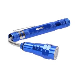 LATARKA TELESKOPOWA 17-57 CM, 3 LED, 4 X LR44, WYGINANA GŁOWICA, MAGNES ORNO LATARKA TELESKOPOWA 17-57 CM, 3 LED, 4 X LR44, WYGINANA GŁOWICA, MAGNES ORNO