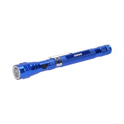 LATARKA TELESKOPOWA 17-57 CM, 3 LED, 4 X LR44, WYGINANA GŁOWICA, MAGNES ORNO LATARKA TELESKOPOWA 17-57 CM, 3 LED, 4 X LR44, WYGINANA GŁOWICA, MAGNES ORNO
