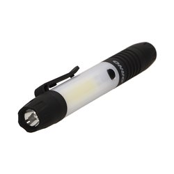 LATARKA WARSZTATOWA LED COB 3W+0,5W, 240LM+40LM, 3 X AAA, MAGNES ORNO LATARKA WARSZTATOWA LED COB 3W+0,5W, 240LM+40LM, 3 X AAA, MAGNES ORNO