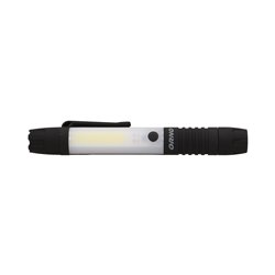 LATARKA WARSZTATOWA LED COB 3W+0,5W, 240LM+40LM, 3 X AAA, MAGNES ORNO LATARKA WARSZTATOWA LED COB 3W+0,5W, 240LM+40LM, 3 X AAA, MAGNES ORNO
