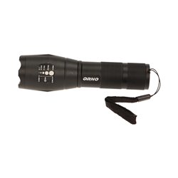 LATARKA LED CREE 10W Z ZOOMEM, 800LM, 3 X AAA, ALUMINIOWA KONSTRUKCJA ORNO LATARKA LED CREE 10W Z ZOOMEM, 800LM, 3 X AAA, ALUMINIOWA KONSTRUKCJA ORNO