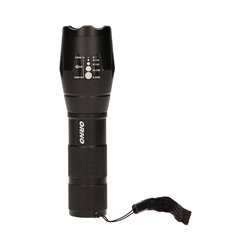 LATARKA LED CREE 10W Z ZOOMEM, 800LM, 3 X AAA, ALUMINIOWA KONSTRUKCJA ORNO LATARKA LED CREE 10W Z ZOOMEM, 800LM, 3 X AAA, ALUMINIOWA KONSTRUKCJA ORNO
