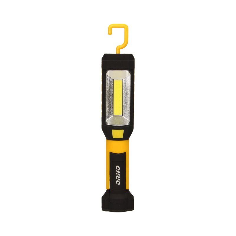 LATARKA WARSZTATOWA LED COB 3W/200LM+ LED 3W/120LM LED, 3 X AAA, MAGNES, HACZYK, KLAMRA, PODWÓJNE ŚWIATŁO ORNO LATARKA WARSZTATOWA LED COB 3W/200LM+ LED 3W/120LM LED, 3 X AAA, MAGNES, HACZYK, KLAMRA, PODWÓJNE ŚWIATŁO ORNO