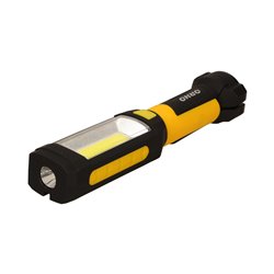 LATARKA WARSZTATOWA LED COB 3W/200LM+ LED 3W/120LM LED, 3 X AAA, MAGNES, HACZYK, KLAMRA, PODWÓJNE ŚWIATŁO ORNO LATARKA WARSZTATOWA LED COB 3W/200LM+ LED 3W/120LM LED, 3 X AAA, MAGNES, HACZYK, KLAMRA, PODWÓJNE ŚWIATŁO ORNO