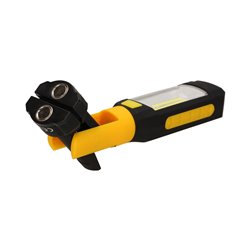 LATARKA WARSZTATOWA LED COB 3W/200LM+ LED 3W/120LM LED, 3 X AAA, MAGNES, HACZYK, KLAMRA, PODWÓJNE ŚWIATŁO ORNO LATARKA WARSZTATOWA LED COB 3W/200LM+ LED 3W/120LM LED, 3 X AAA, MAGNES, HACZYK, KLAMRA, PODWÓJNE ŚWIATŁO ORNO