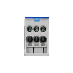 BLOK ROZDZIELCZY 160A, ZACISK WEJŚCIOWY 1X16 I 1X70MM2, ZACISKI WYJŚCIOWE 6X16MM2 ORNO BLOK ROZDZIELCZY 160A, ZACISK WEJŚCIOWY 1X16 I 1X70MM2, ZACISKI WYJŚCIOWE 6X16MM2 ORNO
