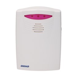 CZUJNIK RUCHU Z SYGNALIZACJĄ BEZPRZEWODOWĄ, IP44, 120M, LEARNING SYSTEM, BATERYJNY ORNO CZUJNIK RUCHU Z SYGNALIZACJĄ BEZPRZEWODOWĄ, IP44, 120M, LEARNING SYSTEM, BATERYJNY ORNO