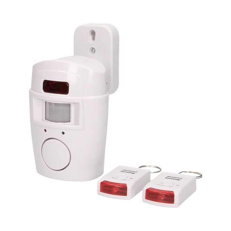 MINI ALARM BEZPRZEWODOWY Z WBUDOWANĄ SYRENĄ STEROWANY PILOTEM, 6M, BATERYJNY ORNO MINI ALARM BEZPRZEWODOWY Z WBUDOWANĄ SYRENĄ STEROWANY PILOTEM, 6M, BATERYJNY ORNO