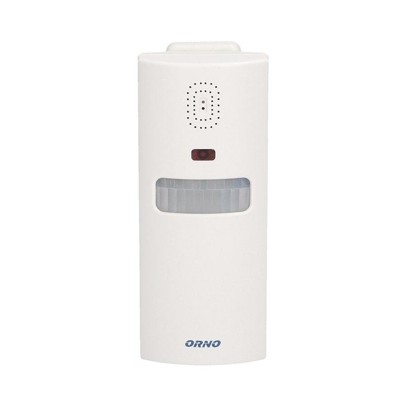 ALARM Z WBUDOWANĄ SYRENĄ, STEROWANY PILOTEM, 6M, BATERYJNY ORNO ALARM Z WBUDOWANĄ SYRENĄ, STEROWANY PILOTEM, 6M, BATERYJNY ORNO