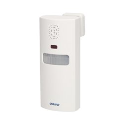 ALARM Z WBUDOWANĄ SYRENĄ, STEROWANY PILOTEM, 6M, BATERYJNY ORNO ALARM Z WBUDOWANĄ SYRENĄ, STEROWANY PILOTEM, 6M, BATERYJNY ORNO